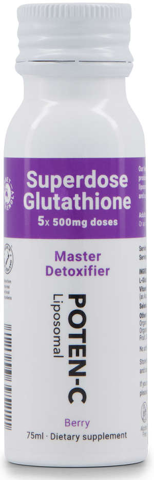 Poten-C Liposomal Superdose Glutathione 500mg 75ml - Berry